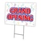 Signmission Grand Opening Yard Sign & Stake outdoor plastic coroplast window, C-1824 Grand Opening C-1824 Grand Opening - alternate 1